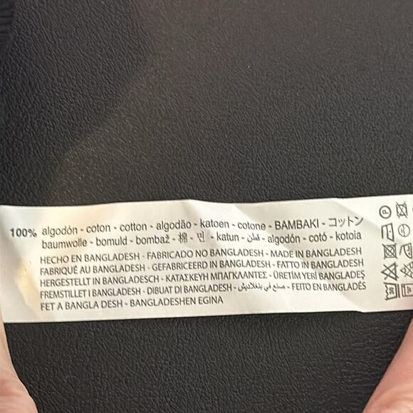 NWT | Zara | Ribbed Mock Long Sleeve Dress | Black | Small - Picture 6 of 8